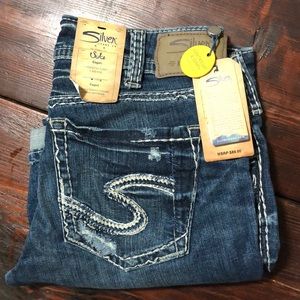 Silver Brand Suki Capri jeans